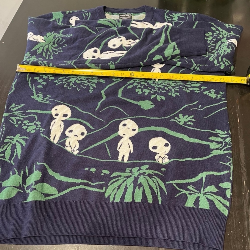 Studio Ghibli Princess Mononoke Kodama Forest Crewneck Sweater - Picture 6 of 8